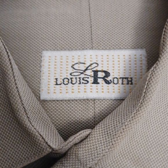 Men's Beige Casual Button Down Shirt - Picture 5 of 8